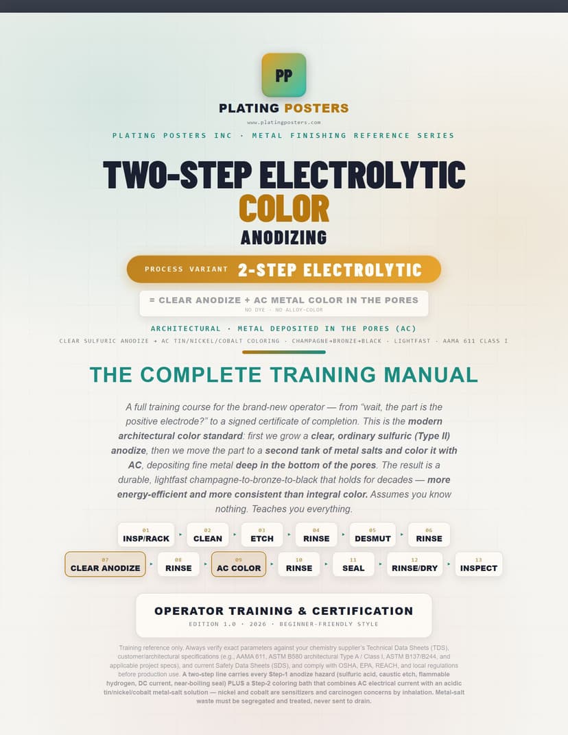 Two-Step Electrolytic Color Anodizing Training Manual