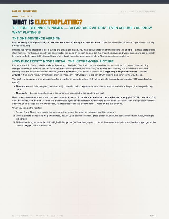 Alkaline Zinc — The Complete Training Manual — sample page 5