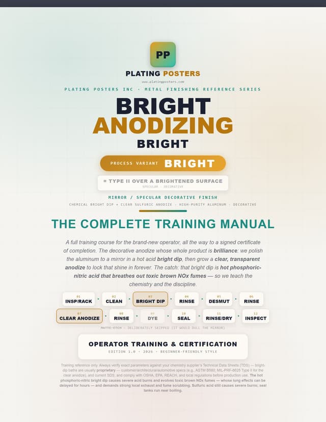 Bright Anodizing — The Complete Training Manual — sample page 1