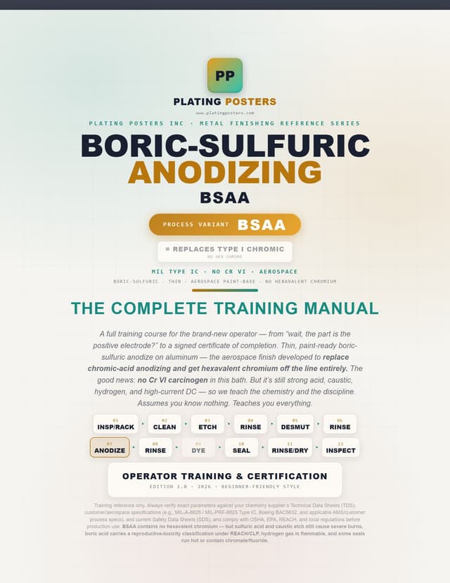 Boric-Sulfuric Acid Anodizing (BSAA) — The Complete Training Manual — sample page 1