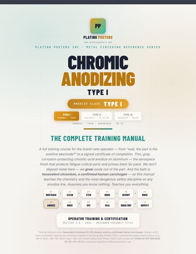 Chromic Acid Anodizing (Type I) — The Complete Training Manual — sample page 1