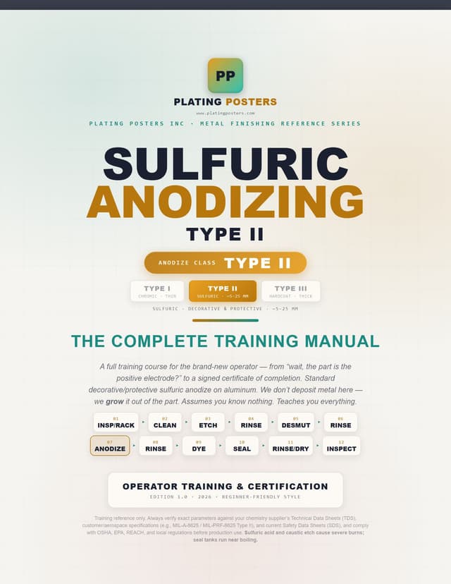 Sulfuric Acid Anodizing (Type II) — The Complete Training Manual — sample page 1