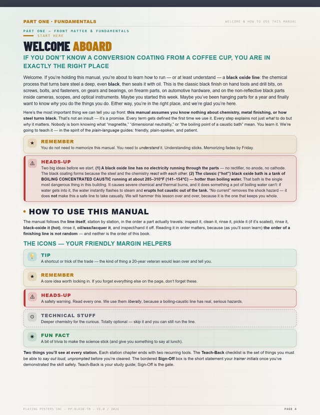 Black Oxide (Steel) — The Complete Training Manual — sample page 3