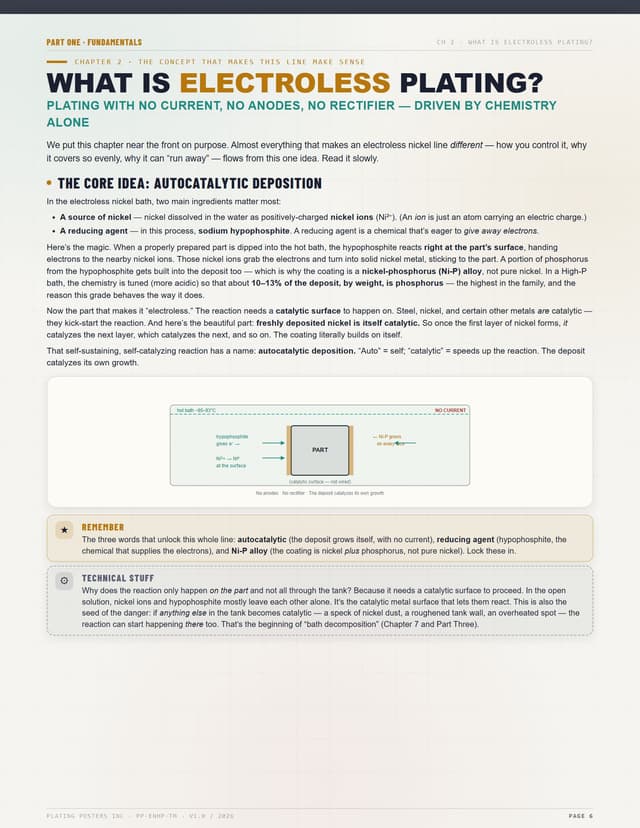 Electroless Nickel (High Phosphorus) — The Complete Training Manual — sample page 6