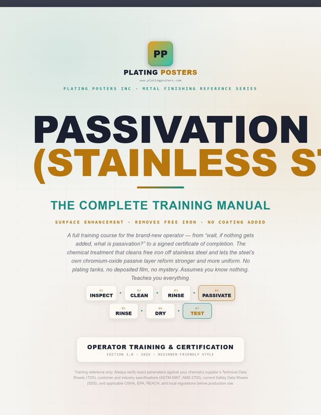 Passivation (Stainless Steel) — The Complete Training Manual — sample page 1