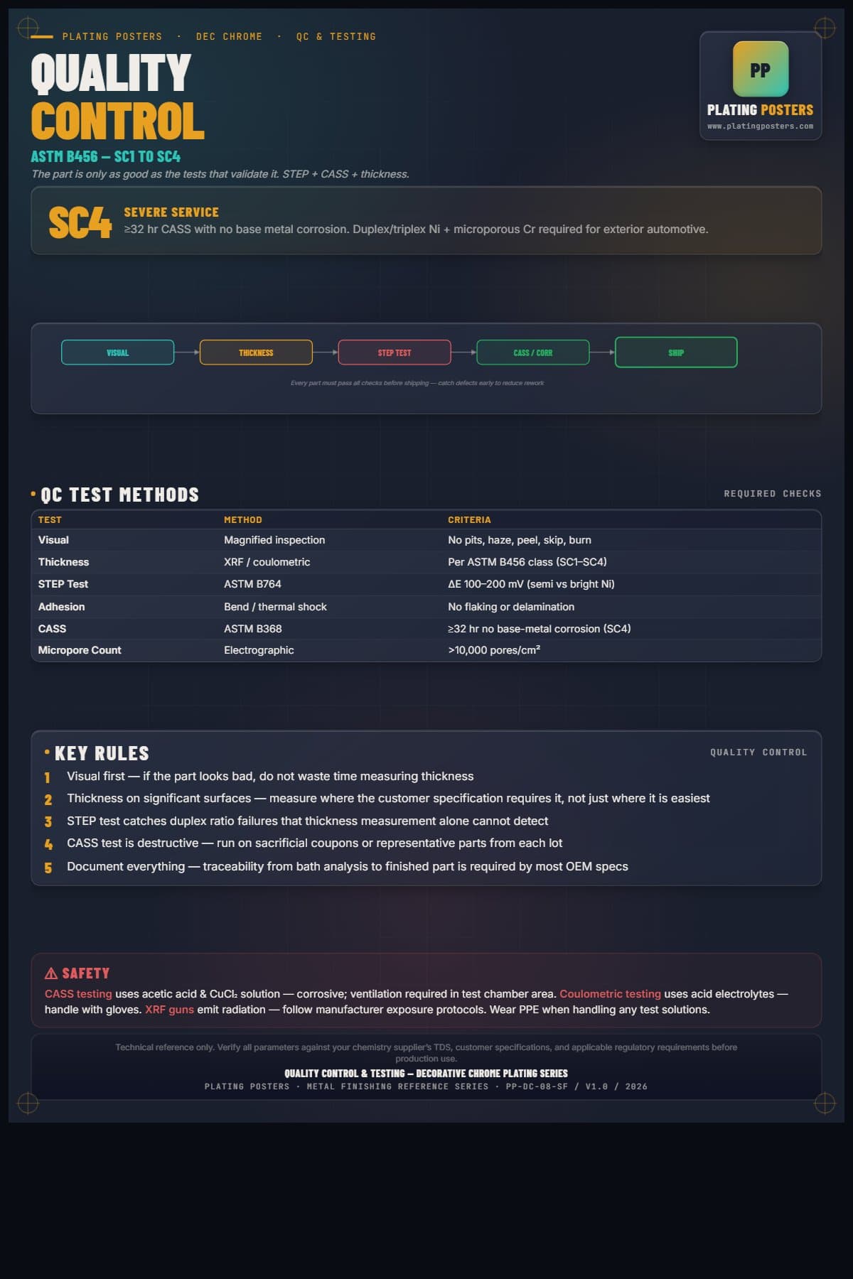 Dec Chrome — Quality Control & Testing poster preview