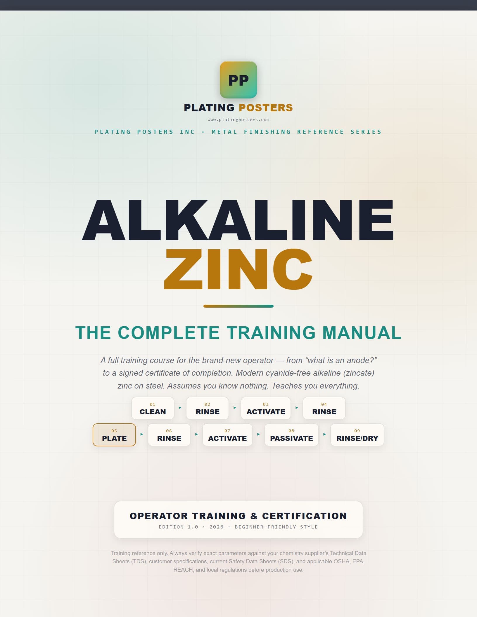 Alkaline Zinc — The Complete Training Manual cover