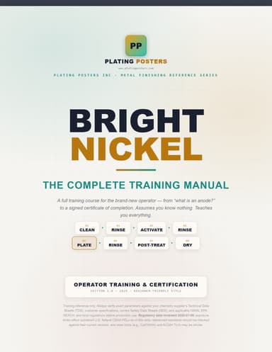 Bright Nickel Training Manual cover