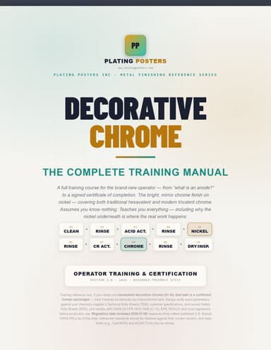 Decorative Chrome Training Manual cover