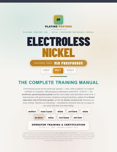 Electroless Nickel — Mid Phosphorus Training Manual cover