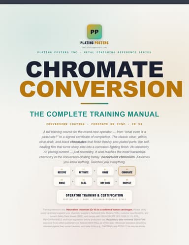 Chromate Conversion (Hexavalent) Training Manual cover