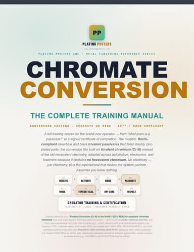 Chromate Conversion (Trivalent) Training Manual cover