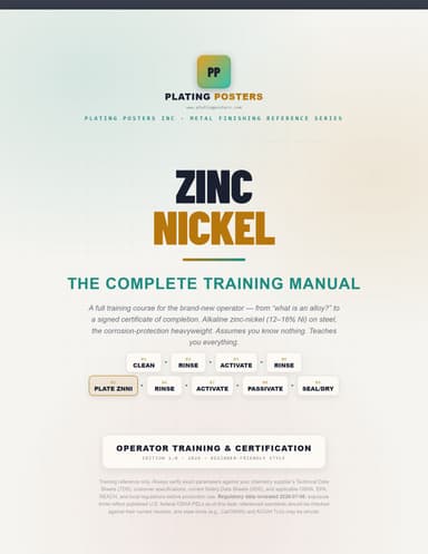 Zinc-Nickel Training Manual cover
