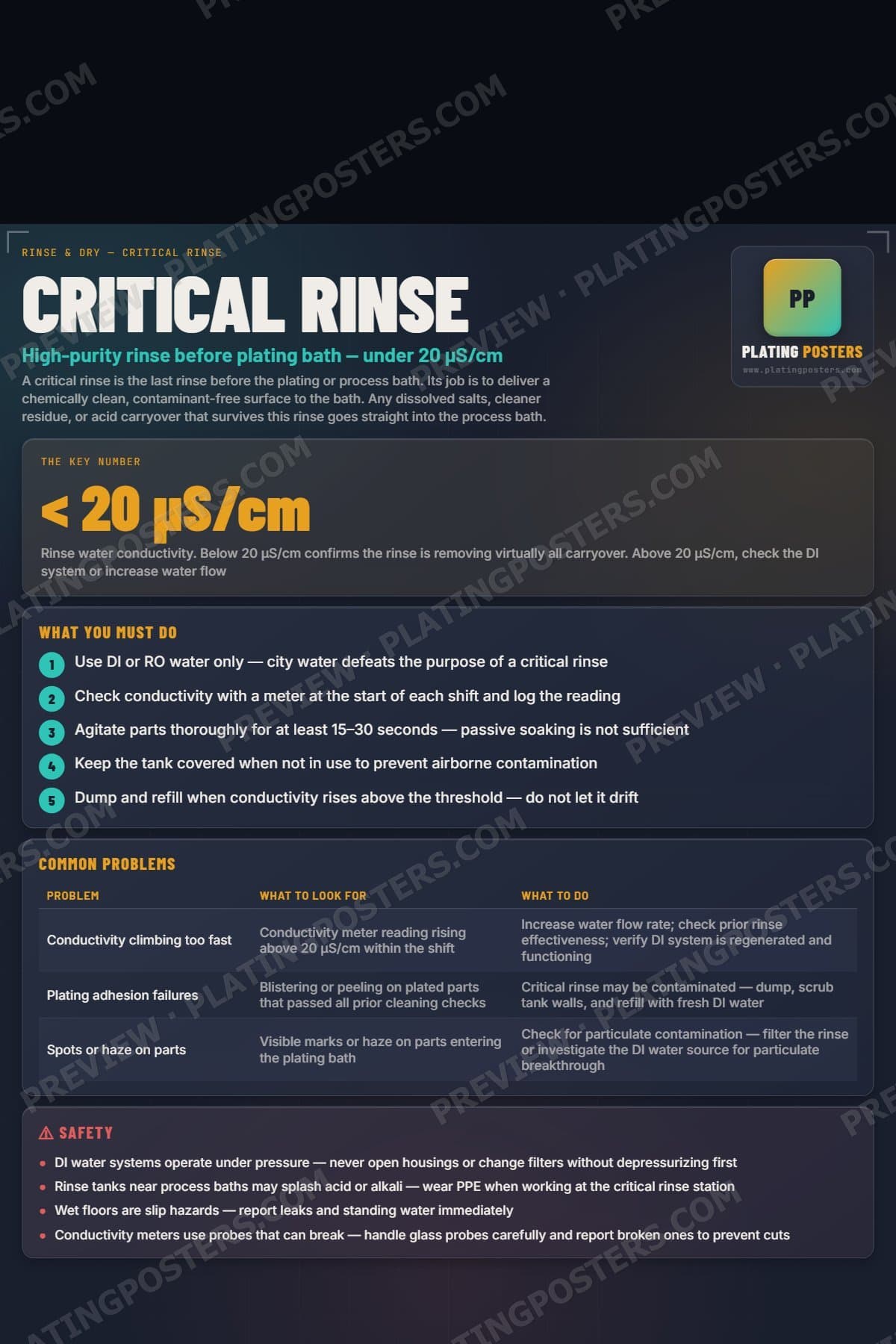 Critical Rinse poster preview