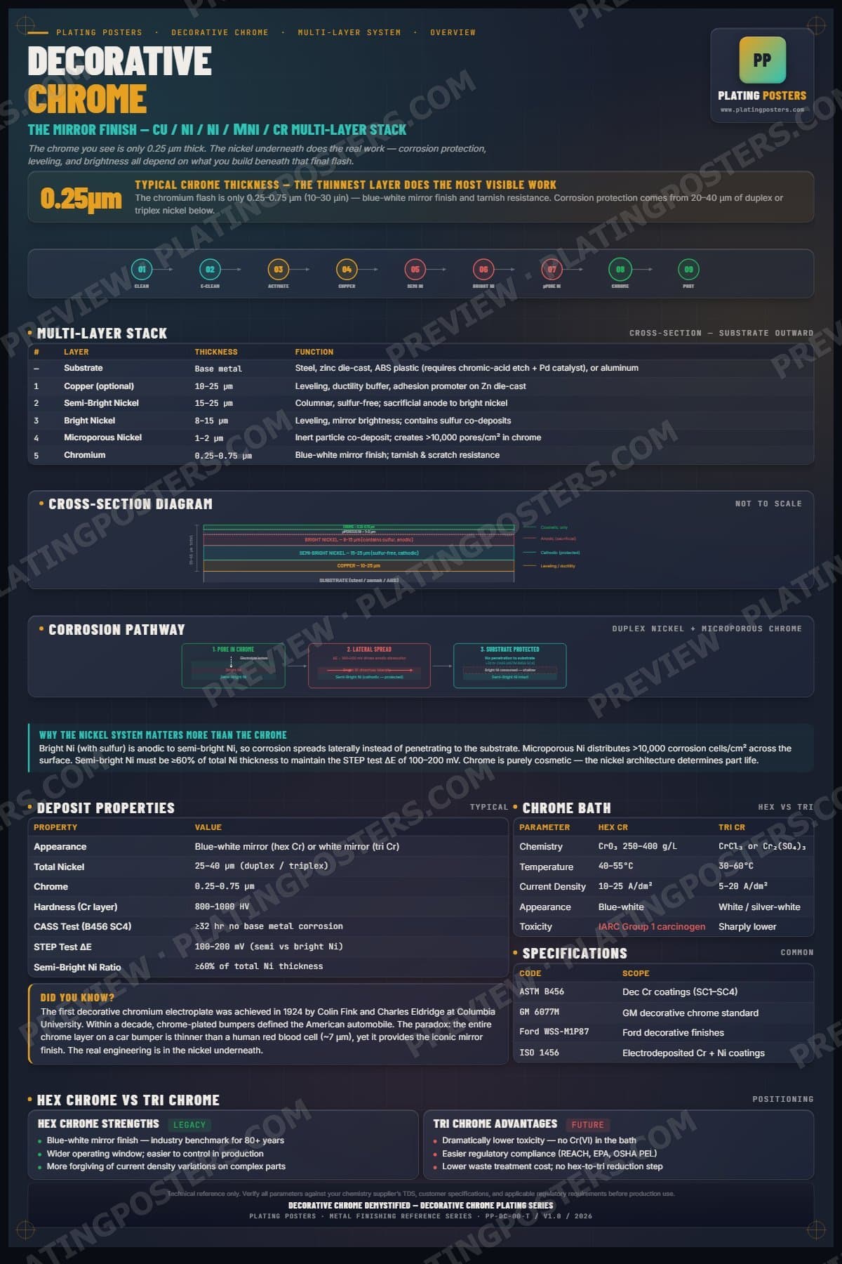 Dec Chrome — Decorative Chrome Demystified poster preview