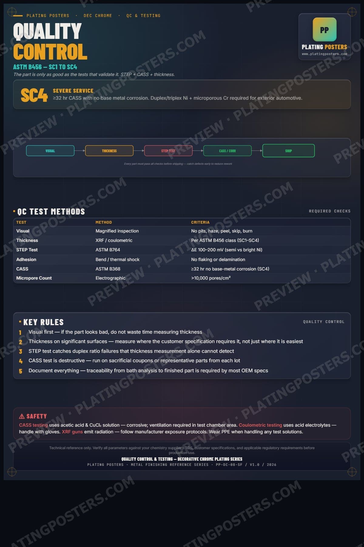 Dec Chrome — Quality Control & Testing poster preview