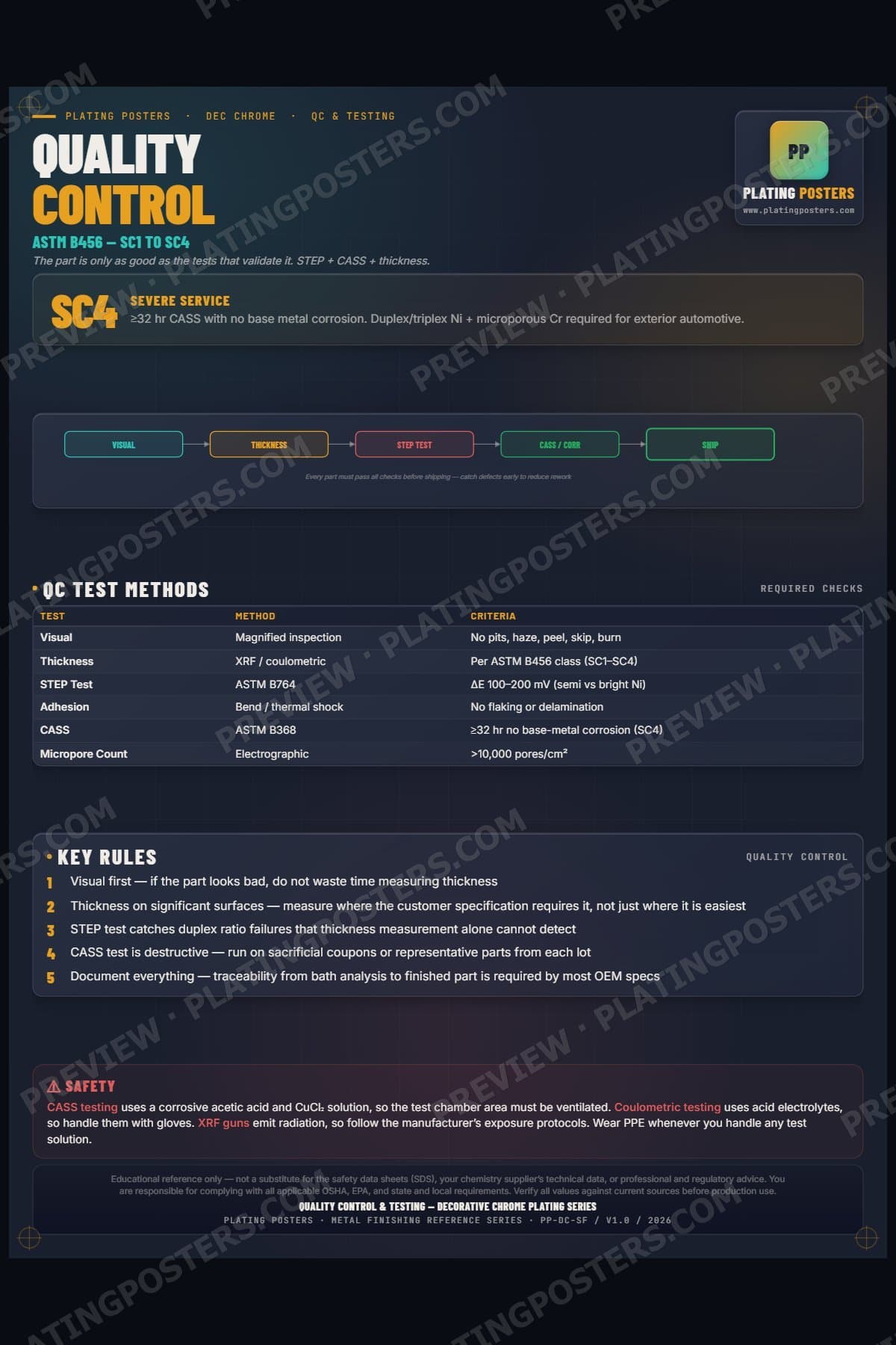 Dec Chrome — Quality Control & Testing poster preview